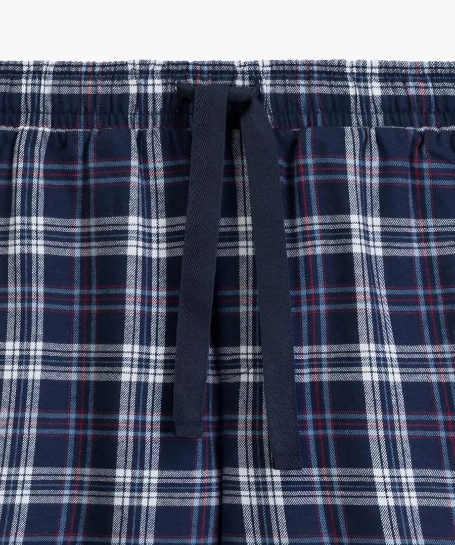 Pijama Bărbați Seria nmp-393 Gri și Albastru Închis