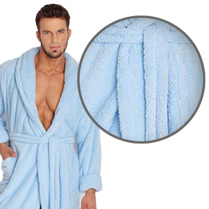 Bademantel Herren Serie Podomka 130 Blau