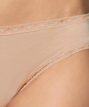 Damen Bikini-Slips 2BLP-055 Beige