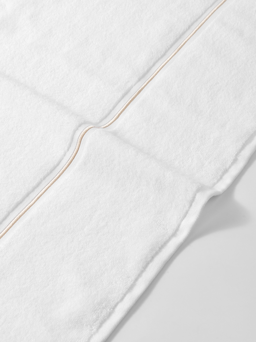 S TOWEL 100*150 LIBRE WHITE+GOLD BIZA