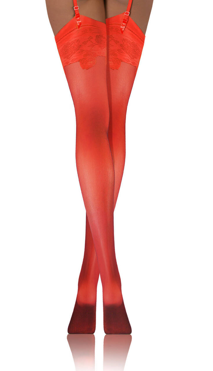 Sesto Senso Damenstrümpfe PDP 03 – Elegante und Bequeme Strümpfe, Halbmatte Optik, 20 DEN, Elastisches Material aus Poliamid und Elastan, Ideal für Romantische Anlässe und Alltag, Rot, Für Frauen, Valentinstag Kollektion