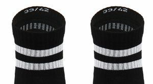 Kurzsocken SKB05 Weiß/Schwarz