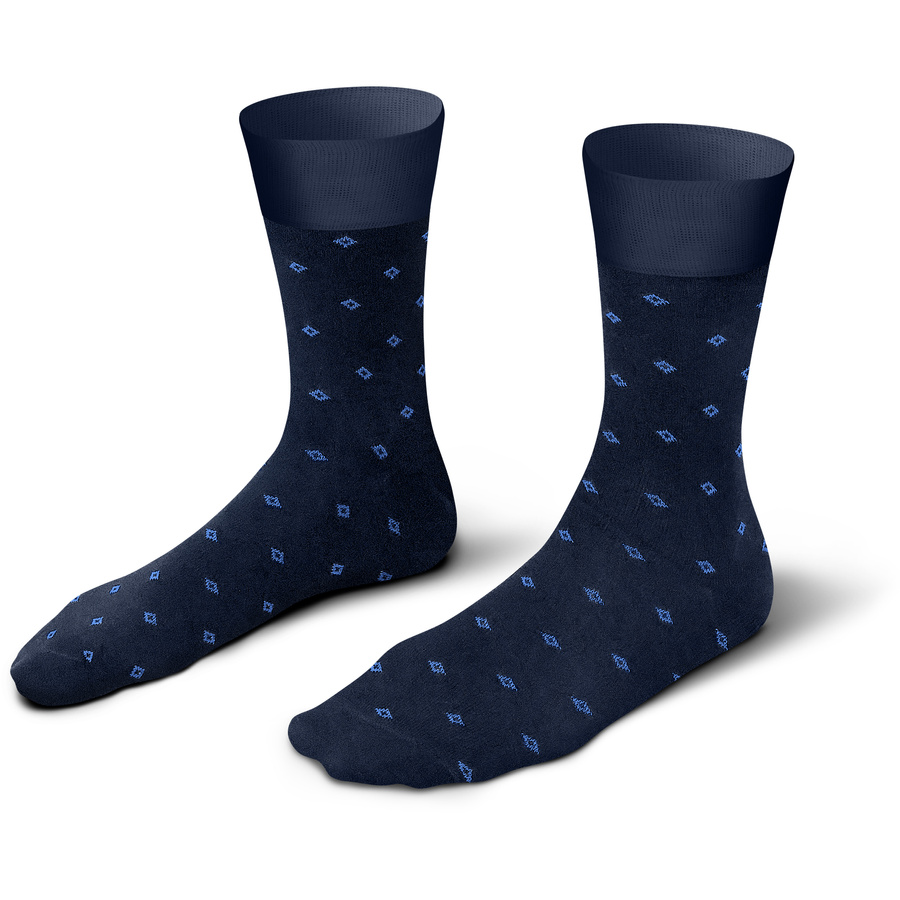 Socken Serie Funny Mehrfarbig Blau