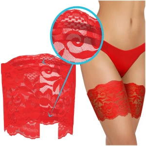 Sesto Senso Damen Samtweiche Oberschenkelbänder – Komfortable Anti-Scheuer Lösung mit Silikonstreifen, Unsichtbar Unter Kleidung, Koralle, Poliamid-Elastan Mix, Ideal für Sommerkleider, Valentinstag Kollektion