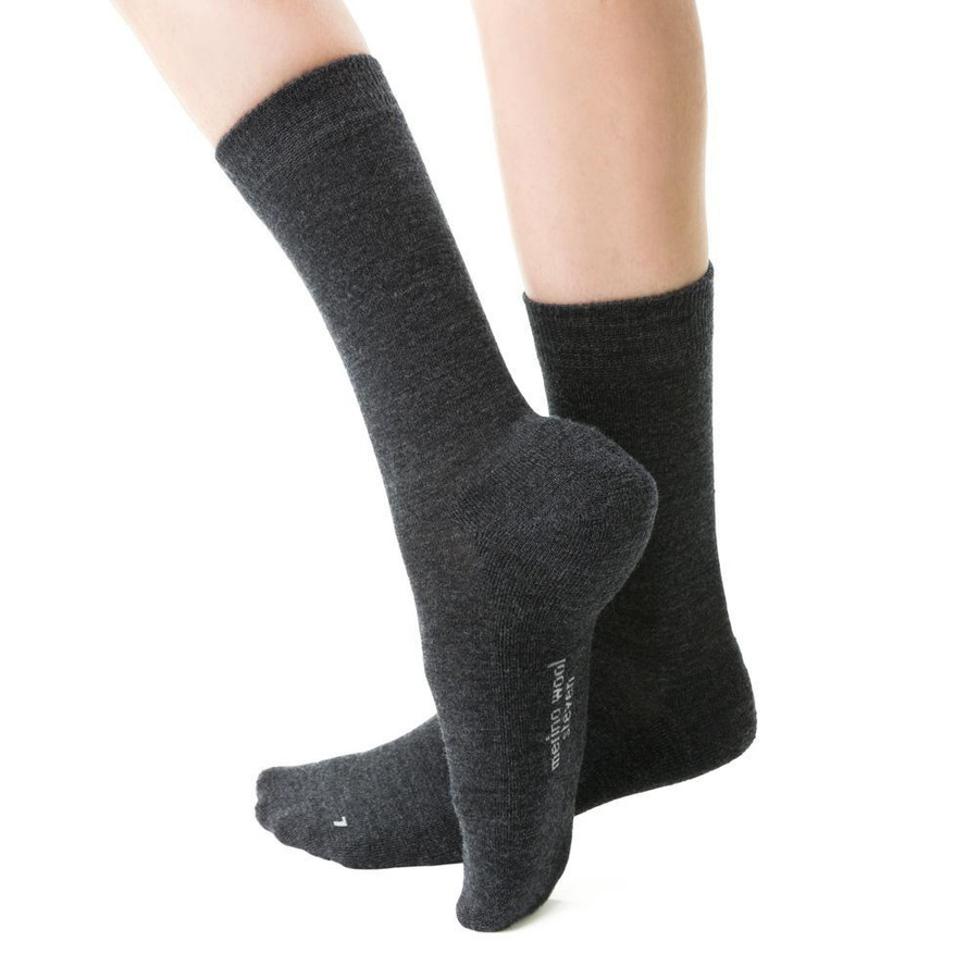 Halbe Frotteesocken aus Merinowolle Art. 130