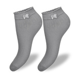 Skarpetki bawełniane STOPKI Z KOKARDKĄ 859 Milena