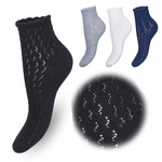 Durchbrochen-Socken Milena aus Baumwolle für Damen