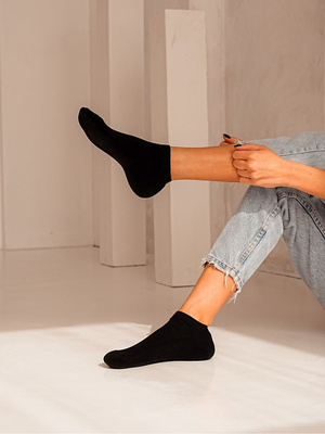 Glatte Halbfrotteesocken, Farbe Light Melange, Größe 37-41