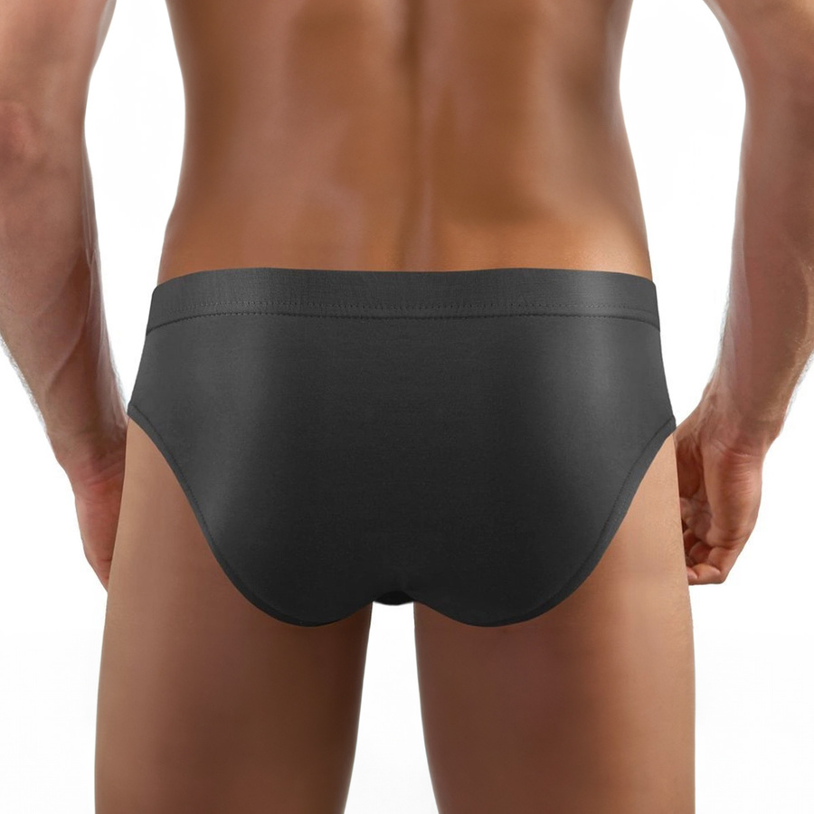 Herren-Slips SM01 Graphit