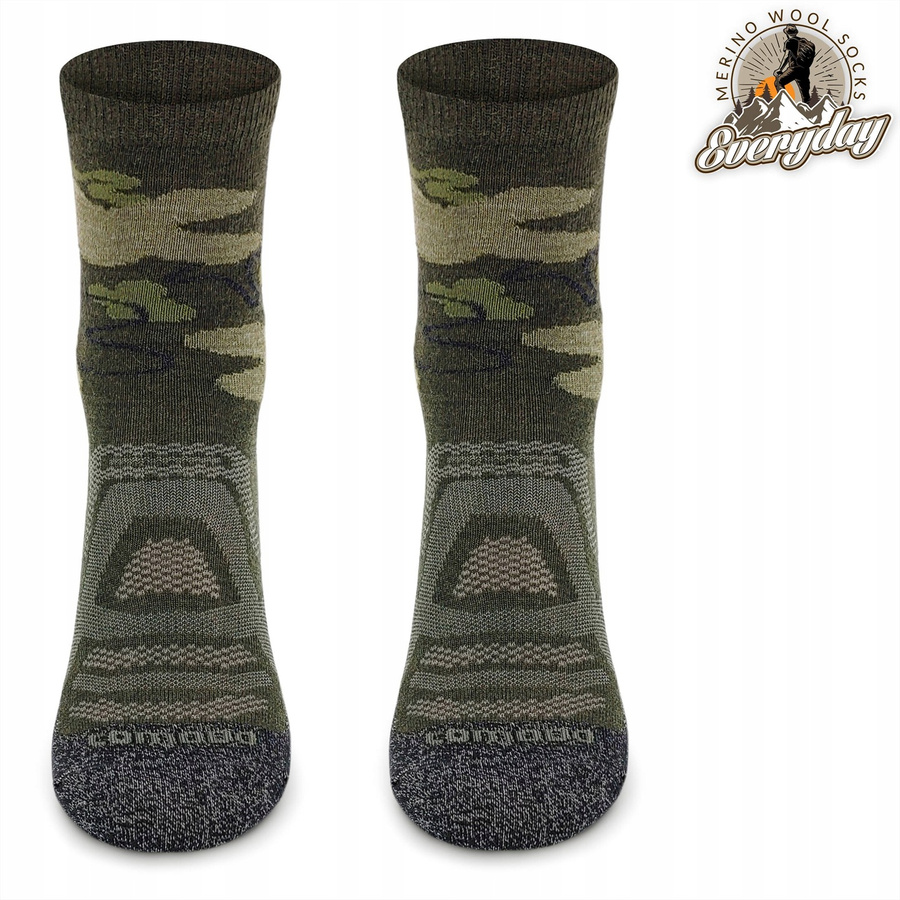 Trekking-Socken aus Merinowolle TRE18 Comodo