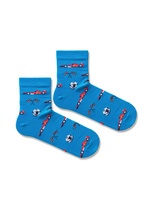 Herren 3/4 Socken Rennwagen