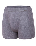 Herren-Boxershorts Authentic 220 grau Druck Cornette