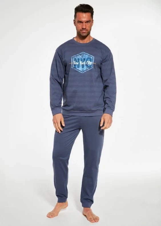 piżama męska długa ze ściągaczami 308 Cornette