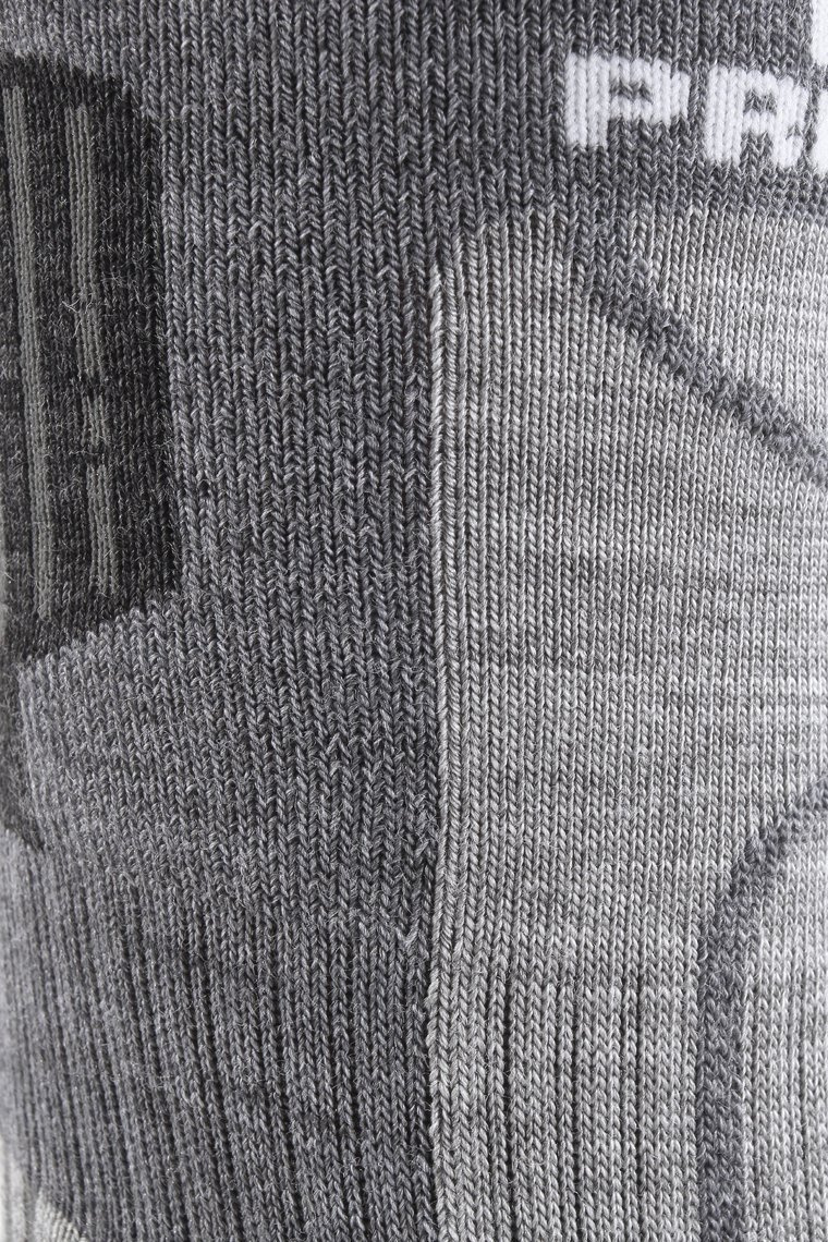 Wollsocken Trekking Winter Grau Mehrfarbig