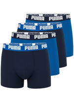 Men's Boxer Shorts 4 Pack Puma Comfort Stretch Navy Blue