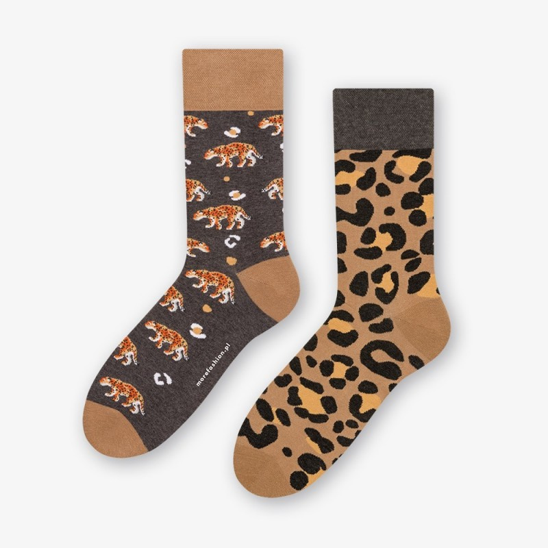 Farbige Damen/Herren Panther More Fashion Socken