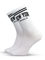 Șosete GO! cu imprimeu alb