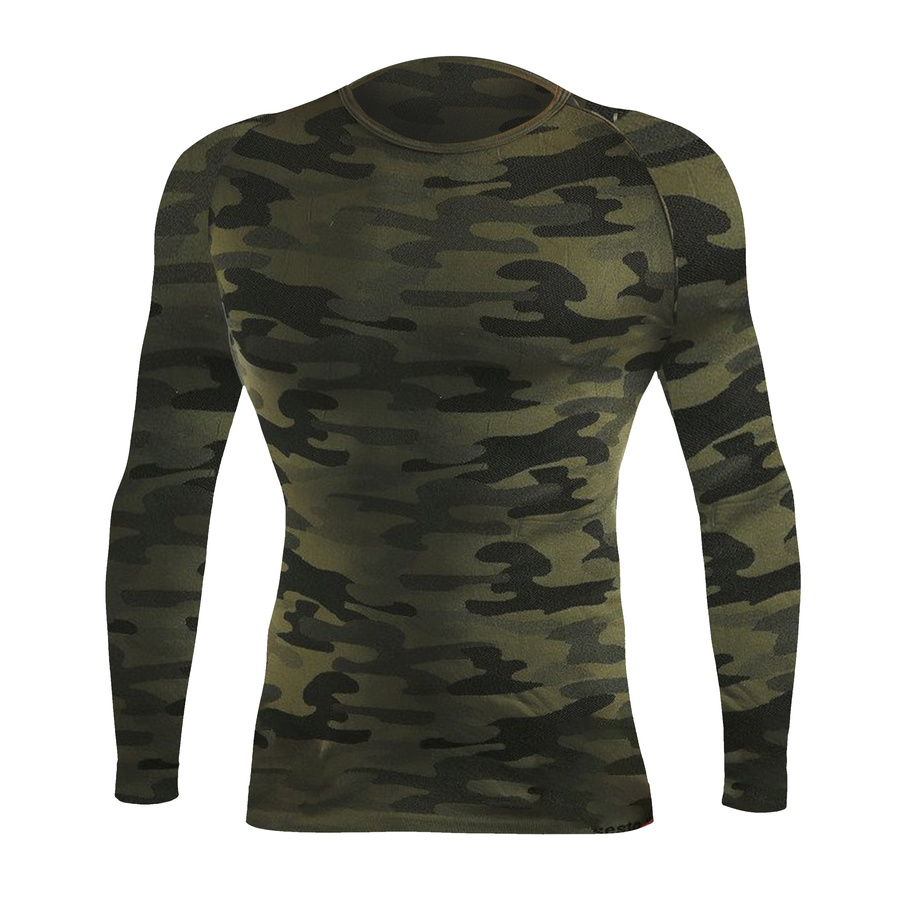 Thermo-Shirt Thermo Active Tarnfarbe