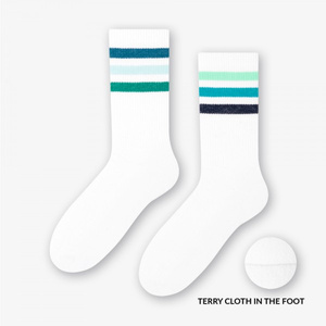 Sportliche gestreifte Socken für Damen/Herren Mehr Mode