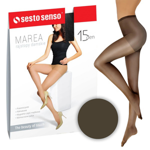 Klasyczne rajstopy damskie 15 DEN MAREA rajstopy na co dzień Sesto Senso