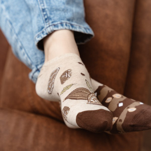 kolorowe stopki Damskie/Męskie Kakao More Fashion