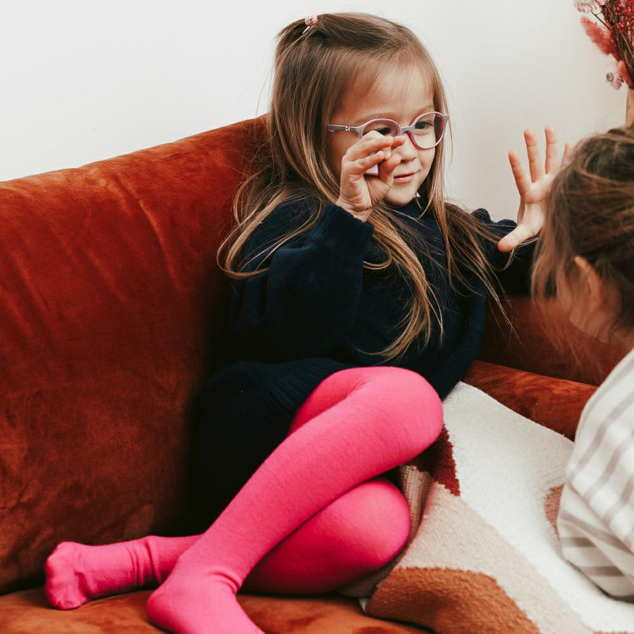 Rajstopki z wełny merino art. 130 TP003 bordowy