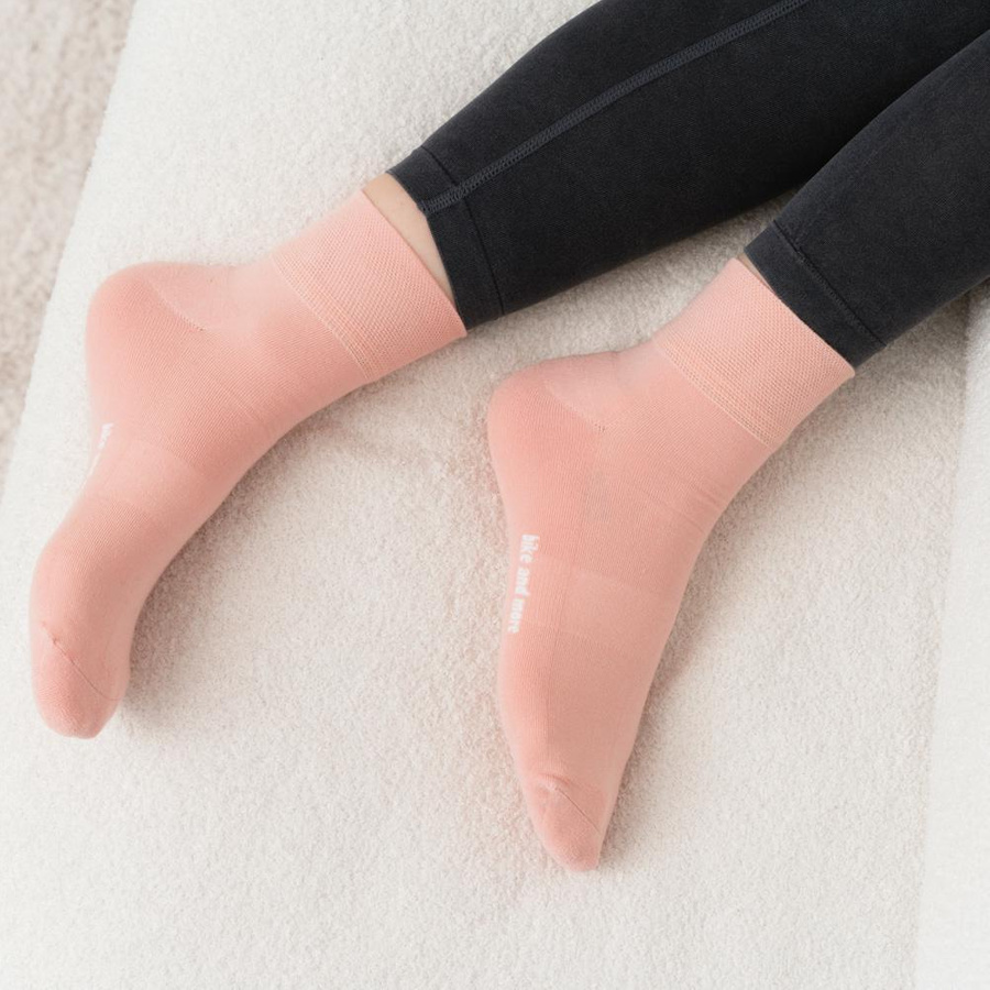 Sportsocken Halb-Frottee Rosa