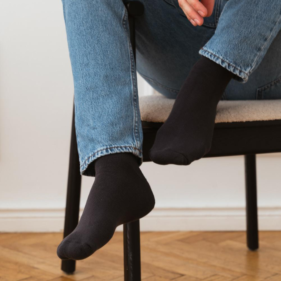 Skarpety frotte bezuciskowe art. 111 PM03 grafit