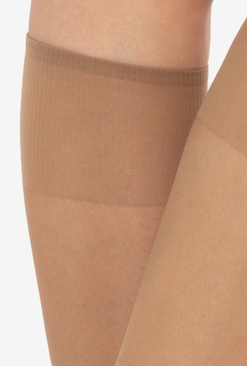 2x Lycra Kniestrümpfe halbmatt 15 Den Gatta