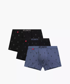 Men's Boxers 3-Pack Black/Blue