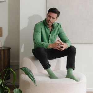 Socken Herrlich Serie Dünn Einfach Hellgrün