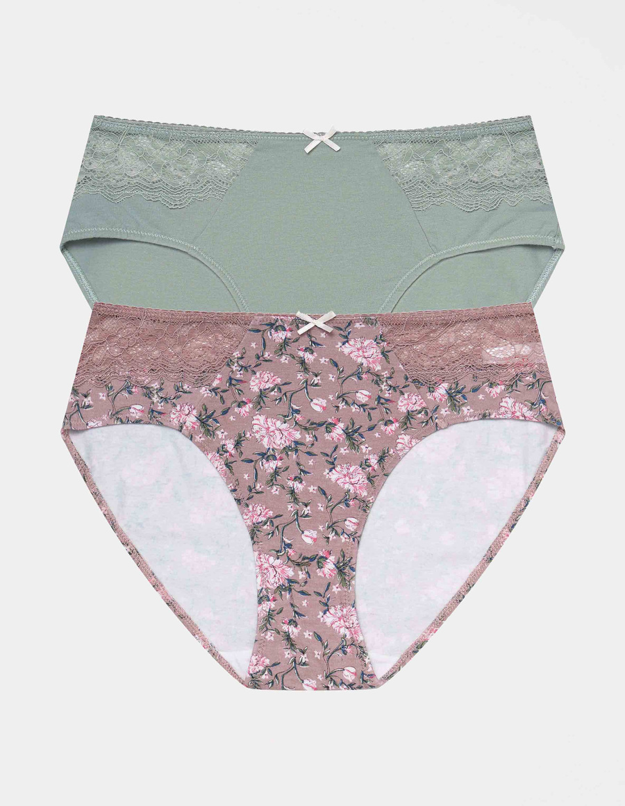 Hally Höschen mit hoher Taille 2er-Pack