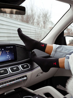 Damensocken Wzorzyste 200 Schwarz