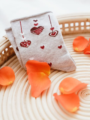 Bunte Socken Für Valentinstag Kunst. 136 Steven