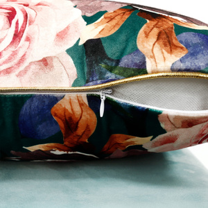 Kissenbezug Rose Velvet Dunkel