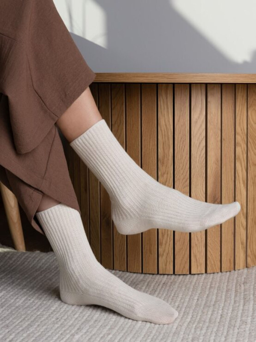 Socken ohne Druck 100% natürliche Baumwolle Art. 201