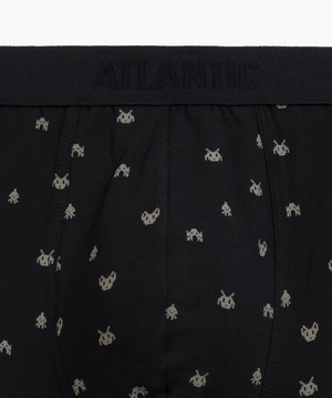 Herren Boxershorts Serie 3MH-054 Grau/Schwarz/Multicolor