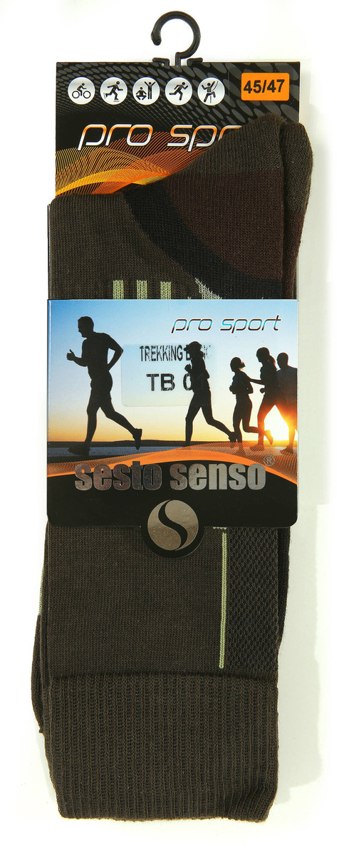 wytrzymałe BAWEŁNIANE skarpety trekkingowe Sesto Senso