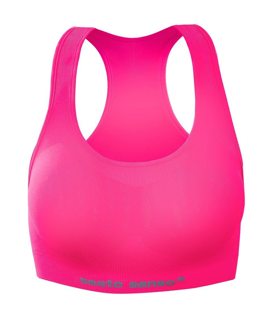Nahtloser Sport-BH Serie Rosa