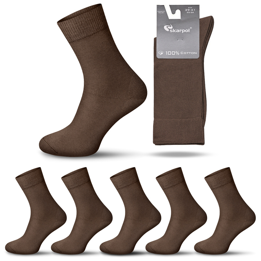 6X Herren Garniture Socken 100% Baumwolle Art. 004 Skarpol