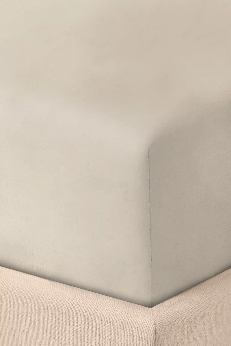 Fitted Sheet Jersey Taupe