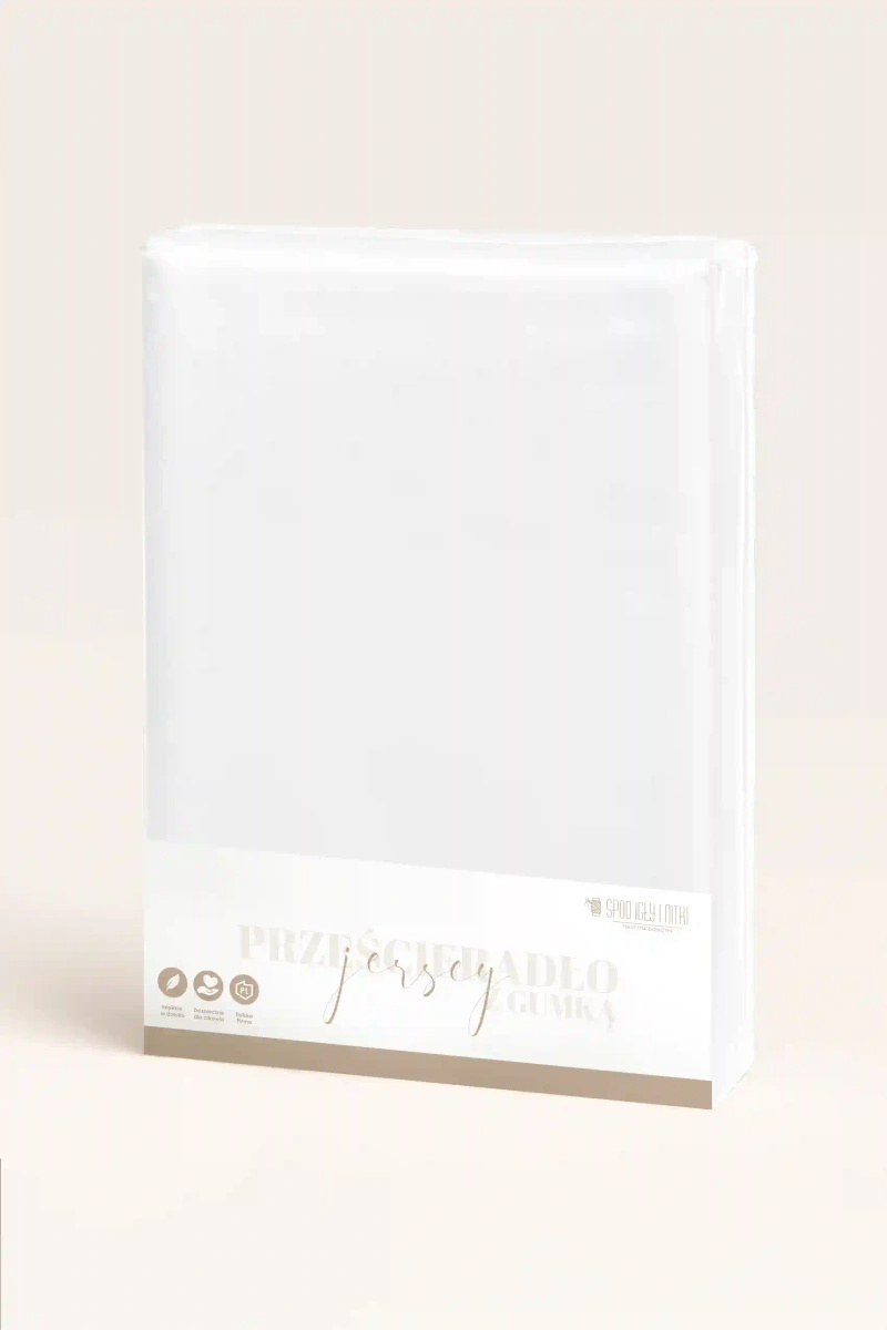 Fitted Sheet Jersey White