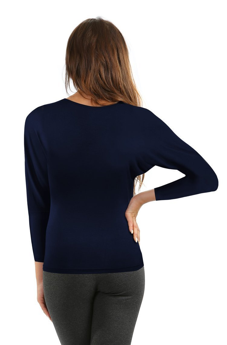 Damenbluse Andrea Blau