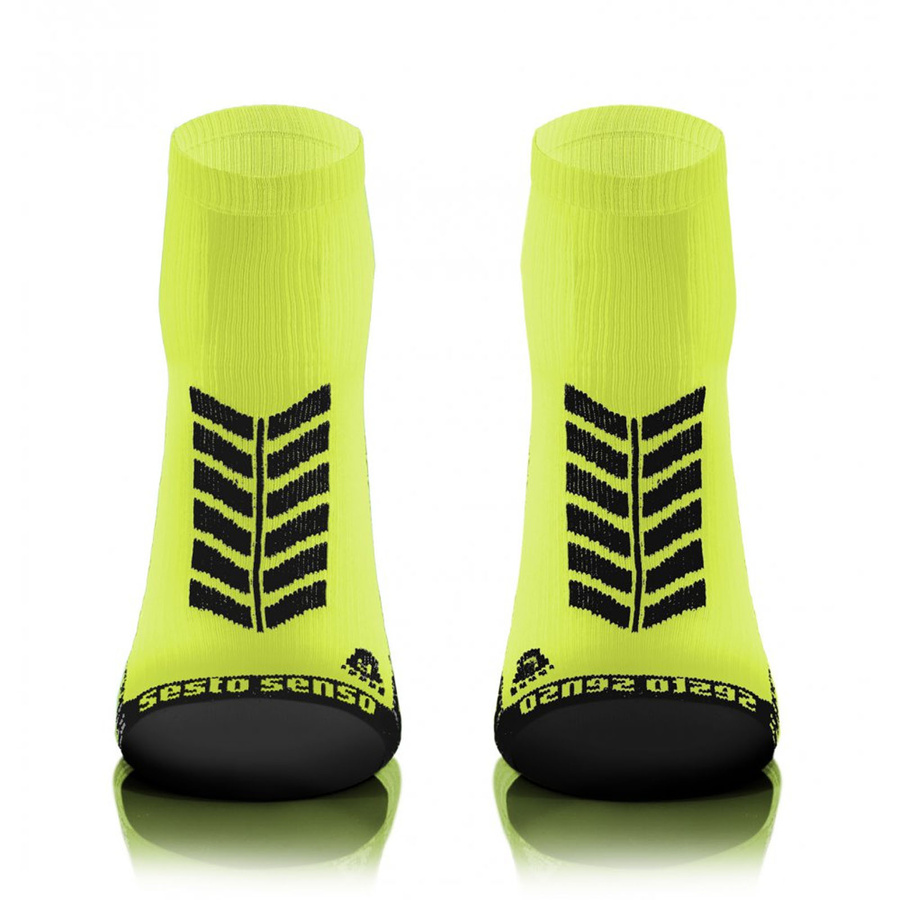 Bawełniane oddychające bezszwowe SKARPETY SPORTOWE SPORT SOCKS Sesto Senso 