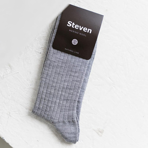 Skarpety męskie z wełny merino bezuciskowe art. 130 Steven