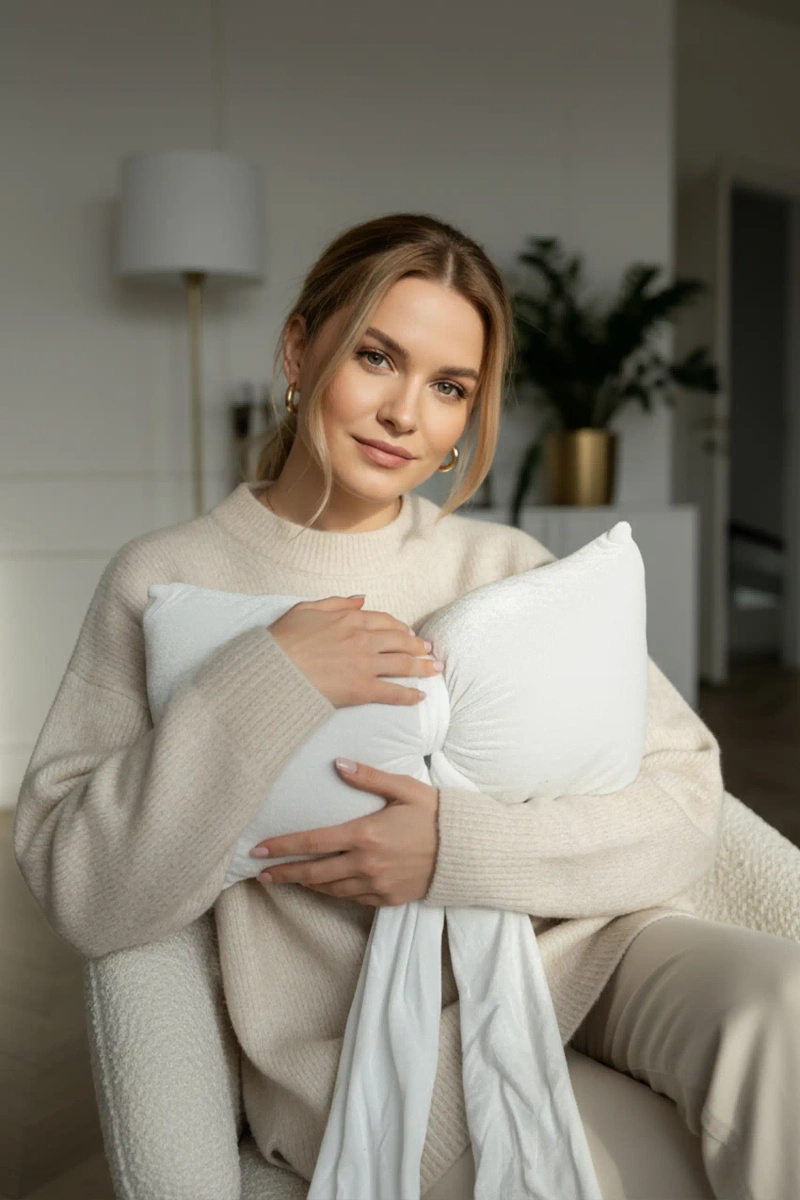 S SCHLEIFE GROSS SAMT WEISS