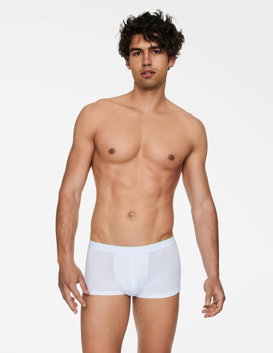 Herren-Boxershorts Basic Schwarz-Weiß