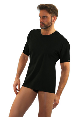 Herren T-Shirt Cobra Schwarz