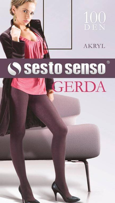 Gerda Acryl-Strumpfhose 100 DEN