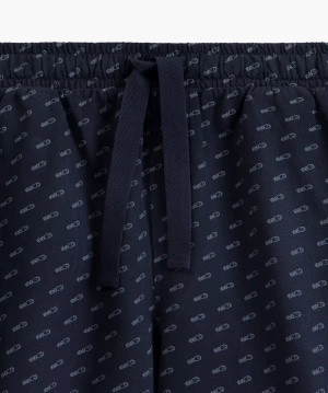 Herren-Pyjama Serie nmp-395 grau/blau/grün